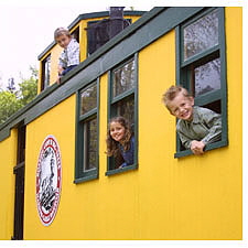 Train Party - the caboose
