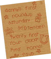 Western Party Invitation