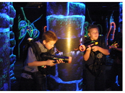 Birthday Party Laser Battle