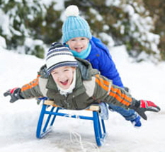 Snow Day Sledding Party